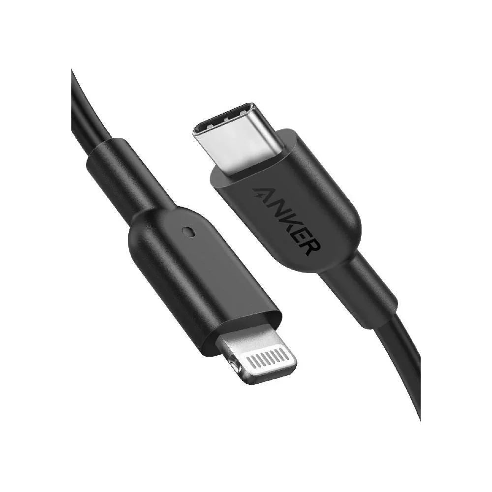 Anker 542 Usb-C To Lightning Cable (Bio-Based) (1.8M/6Ft) -Black - Tashqila Anker 542 Usb-C To Lightning Cable (Bio-Based) (1.8M/6Ft) -Black - Tashqila